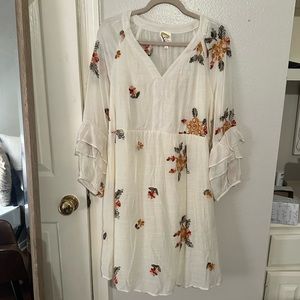 Women’s fall floral dress